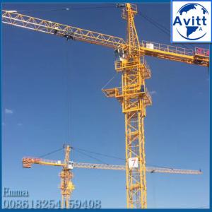 Quality QTZ63-5610 Tower Crane 6t Load 56m Lifting Boom Башенный кран for sale
