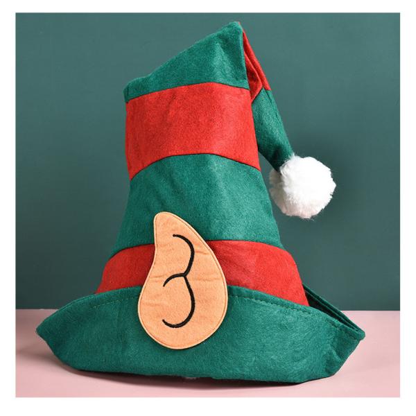 Santa Claus Christmas Hat Red Xmas Decoration For Fancy Dress Up Unisex Costume