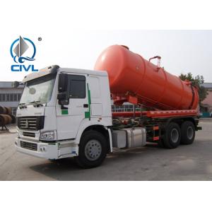 500r/Min Sewage Vacuum Truck SWZ 4X2 10 M3 L/RHD With Safety Belts Sewage