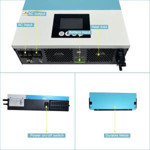 New Mppt Charger Controller Pure Sine Wave On/Off Grid Hybrid Solar Inverter W