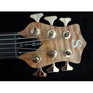 6 string bass guitar Smith custom bass Golden hardwares Wilkinson brodges