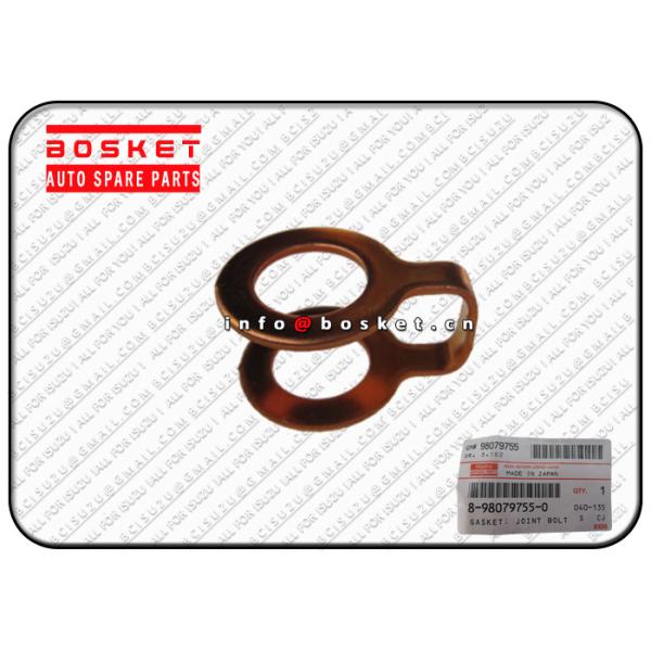 Buy 8-98079755-0 8980797550 Isuzu CXZ Parts Leak Off Pipe Joint Bolt Gasket For ISUZU CVZ CXZ CYZ 4HK1 6HK1 at wholesale prices