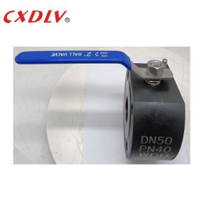 PN40 High Pressure Wafer Floating Ball Valve End Entry PTFE Seat With SS201