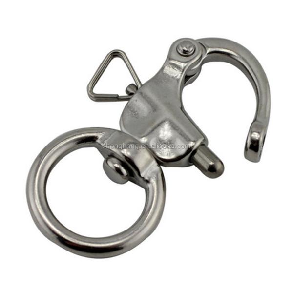 316 Stainless Steel Swivel Snap Shackle 65mm Metric Pin Lock