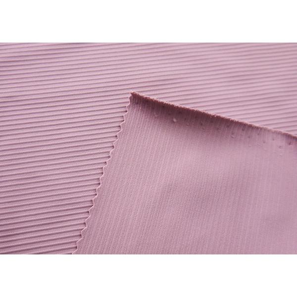 Polyamide Ribbed Nylon Spandex Fabric Striated Yoga Leggings