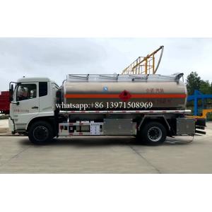 15000 Liters Water Bowser Truck Stainless Steel / Aluminum Alloy Tanker