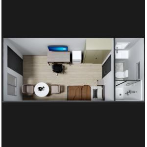 Readymade Foldable Mobile Container House Quick Assembly Tiny Container Homes