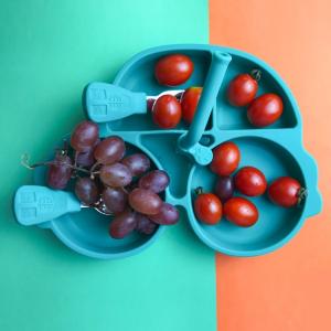 Baby Feeding Silicone Spoon Set Customized Car Shape Bpa Free