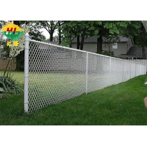 4" Tall 11.5 Gauge Chain Link Wire Fence Galvanized For Cultivation And Breeding