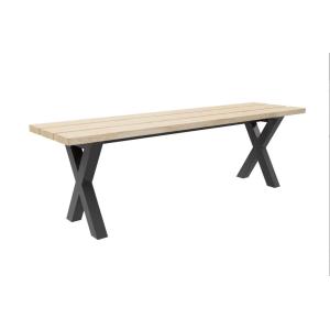 X SHAPED STEEL BENCH LEGS WITH TOP SUPPORT BAR