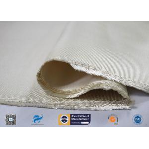 Heat Resistant 1050g Brown High Silica Fiberglass Fabric Fireproof