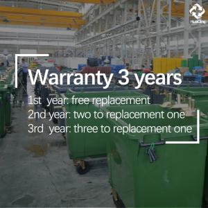 660lt outdoor metal waste wheeli bin foldable garbage box