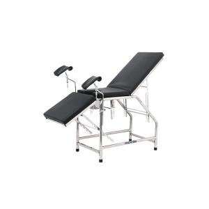 Manual Backrest Adjustable Gynecologist Examination Table With Stirrups