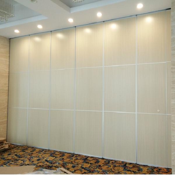 Operable Wood Folding Movable Partition Walls for Office Soundproof