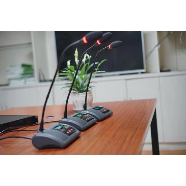 Compact Desktop Conference Microphone CAT5 / CAT6 Cable + Snap Connection