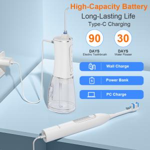 Multifunctional Two-in-One Dental Care Set Electric Toothbrush and Water Flosser