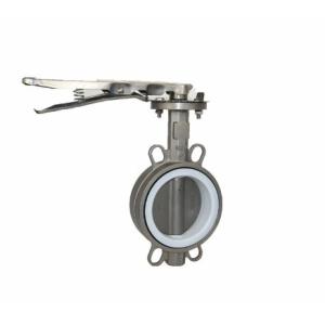 Water Media Sanitary Stainless Steel Butterfly Valve with Handle of Excellent