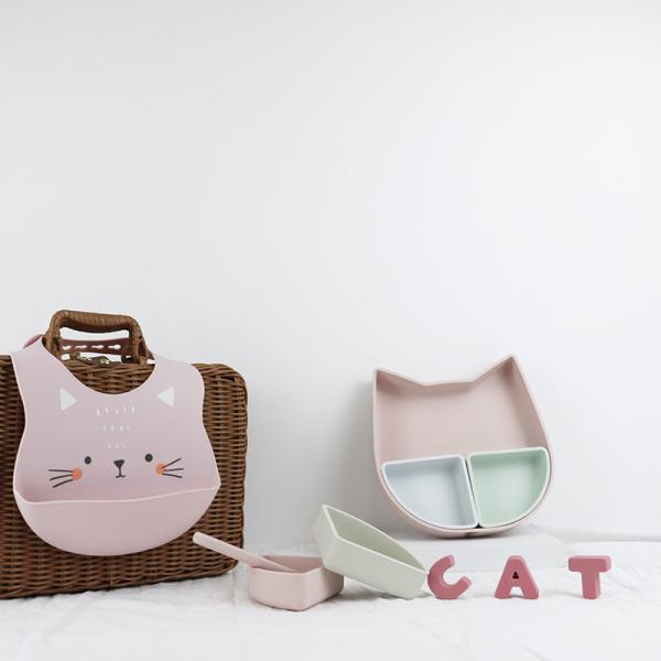 Non Slip BPA Free Kids Silicone Cup Set Waterproof For Small Baby