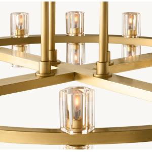 Arcachon LED Round Two Tier Chandelier 60''
