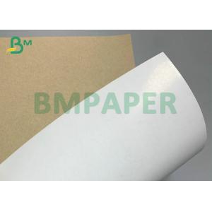 White Top Brown Back Cardboard 300gsm 350gsm For Frozen Food Box