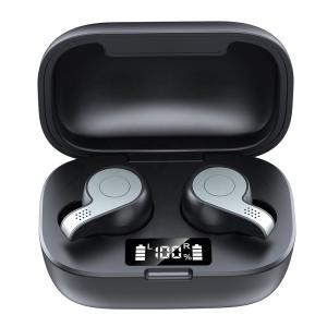 Black DC 5V 1A 50mAh Wireless Bluetooth Earphone