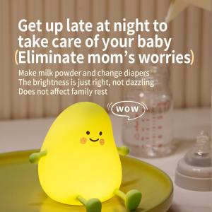 Long-Lasting Night Light With Warm Lighting And 18650 Lithium Battery