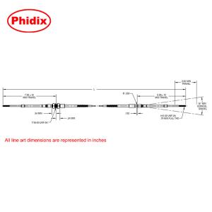 High Performance Mechanical Control Cable Push Pull Control Cable