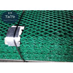 PVC Coated Safety Mesh Fence Green Color High Strength To Guard Against Theft