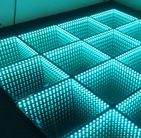 128×128 Cabinet Resolution LED Floor Screen with 16 Bit Color Processing