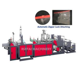 China Automatic High Frequency PVC Zipper Bag Making Machine on sale