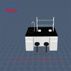 Epoxy Resin Chemistry Lab Bench Manufactureres with Steel Wood Cabinet Brass