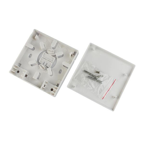 FTTH 2 Port 86 Fiber Optic Terminal Box Faceplate For Wall Socket