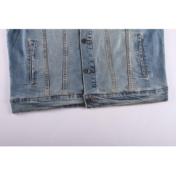 98% Algodon 2% Spandex Men'S Denim Jacket M L XL 2XL