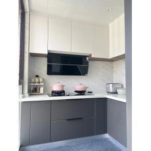 Custom Modular Modern White Shaker Melamine Kitchen Cabinets Furniture