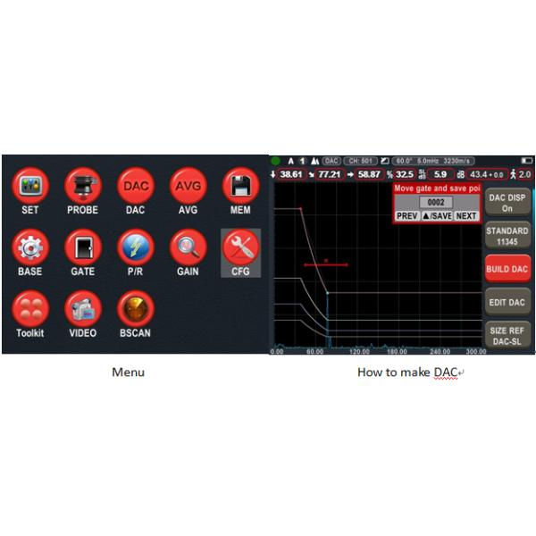 Dustproof And Waterproof Portable Ultrasonic Flaw Detector With Mobile APP