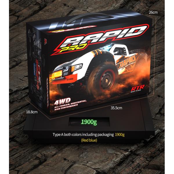 120m Remote Control speed Vehicle Brushless Electric Colour Box Plastic Model