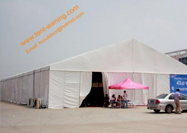 Fireproof Party Tent with Glass Walls Aluminum Structure Wind Resistant Event Marquees