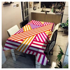 Disposable Table Cover for Festival Party with Custom Design