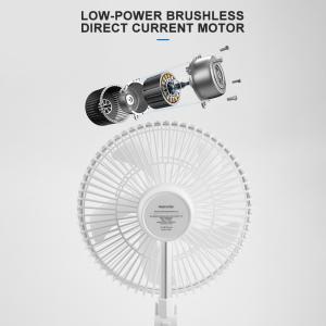 Quality 6 Hours Charging Time Outdoor Rechargeable Folding Fan With 4 Speeds for sale