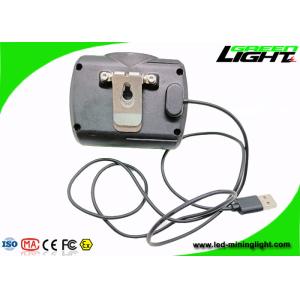 4.2W 13000lux LED Miners Cap Headlamp Rechargeable Battery 348lum