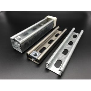 China Stainless Steel 304 Slotted Plain 41x41 41x62 Unistrut Channel on sale
