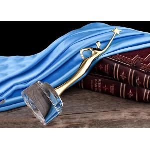 Anniversary Metal Cup Trophy , White Crystal Base Custom Award Trophies