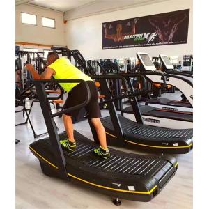 Commercial Gym Equipment Non Motorized air Runner Manual Curved Treadmill