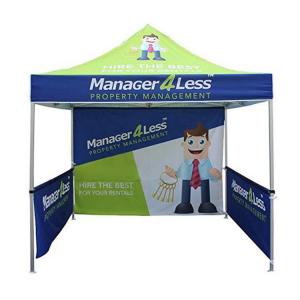 China 5X5 Advertising Folding Tent Aluminum Structure With Highly Attached Velcro on sale