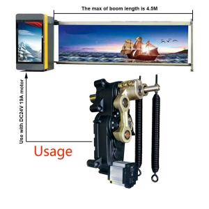 High Speed Waterproof Flap Barrier Gate DC24V For 1000M Altitude Or Lower