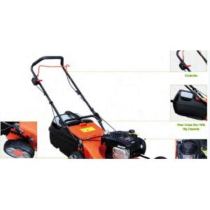 Orange Hand Push Garden Lawn Mower Steel Deck 4.0hp Gasoline Power 139cc