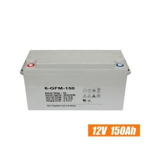 China ISO14001 Deep Cycle 150Ah Solar Lead Acid Battery on sale