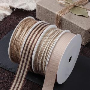 Wholesale custom flora packing ribbon burlap ribbon roll
