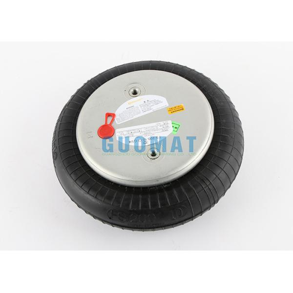 FS 200-10 CI Single Convoluted Air Spring G1/4 Industrial Rubber Air Bellow Bags For Paper Machine