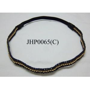 beaded & plaited hair band